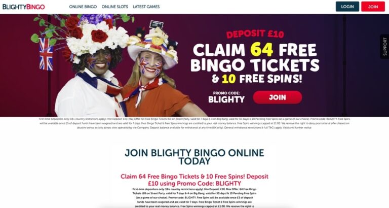 blighty bingo screenshot