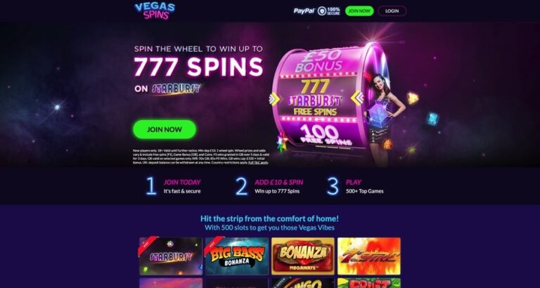 vegas spins screenshot